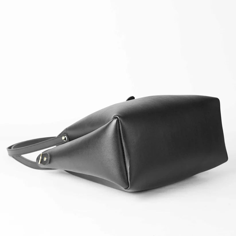 3 PIECE HAND BAG - BLACK